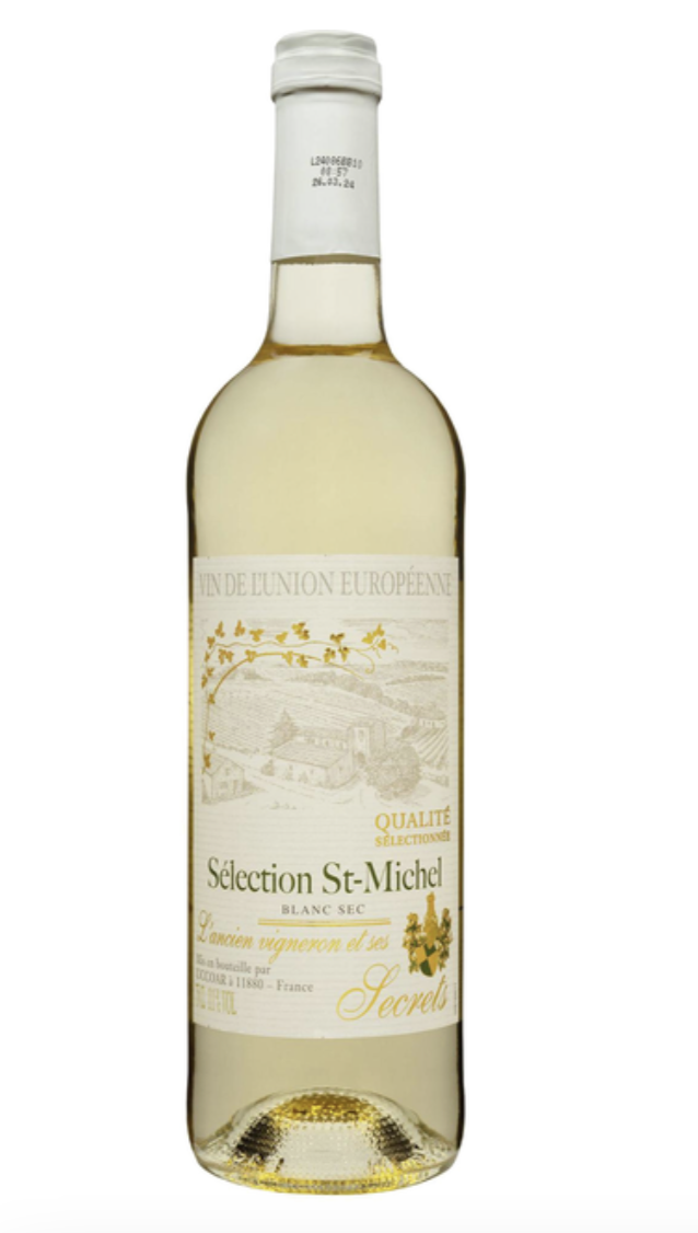 Вино Selection St-Michel сухе біле 0.75 л 11%